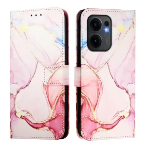ART MARBLE Peňaženkový kryt pre Oppo Reno13 F 5G / Reno13 FS 5G ROSE GOLD