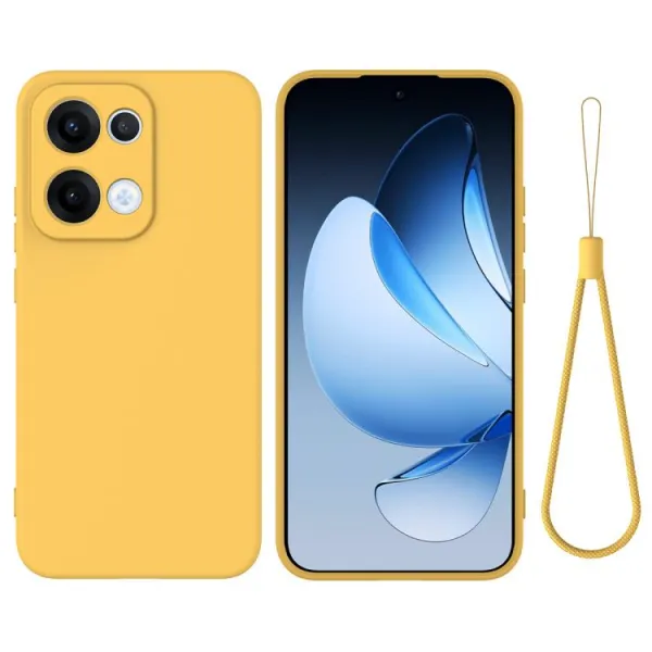 RUBBER Ochranný obal pre Oppo Reno13 5G žltý