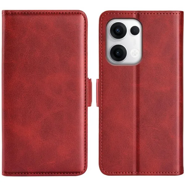 SIDE Peňaženkové puzdro pre Oppo Reno13 5G červené