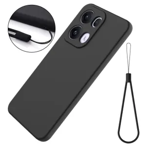 RUBBER Ochranný kryt pre Oppo Reno13 Pro 5G čierny