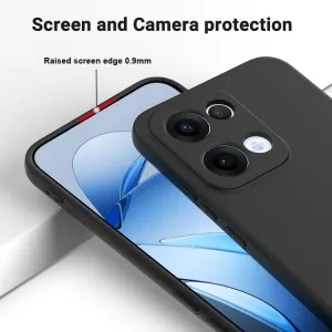 RUBBER Ochranný obal pre Oppo Reno13 5G čierny