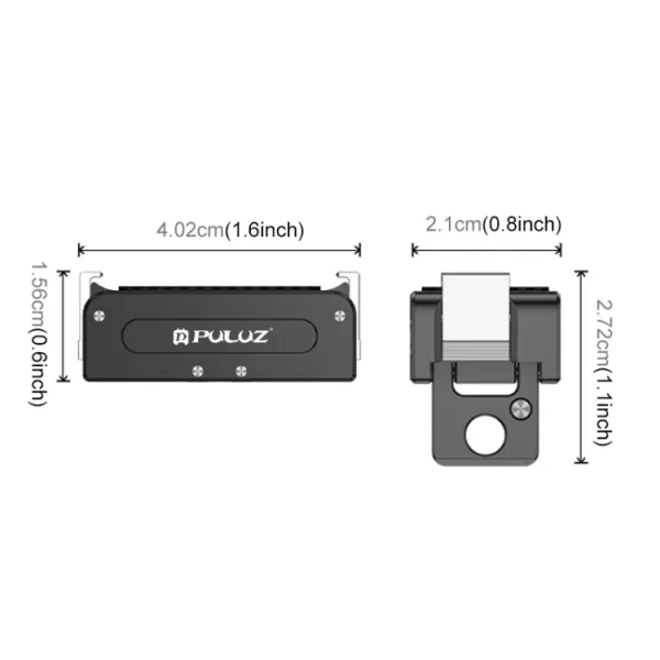 PULUZ Rýchloupínací magnetický držiak DJI Osmo Action 5 Pro / Action 4 / Action 3