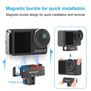PULUZ Rýchloupínací magnetický držiak DJI Osmo Action 5 Pro / Action 4 / Action 3
