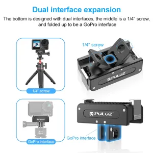 PULUZ Rýchloupínací magnetický držiak DJI Osmo Action 5 Pro / Action 4 / Action 3