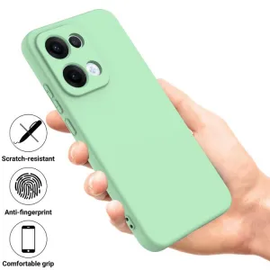 RUBBER Ochranný obal pre Oppo Reno13 5G zelený