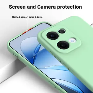 RUBBER Ochranný obal pre Oppo Reno13 5G zelený