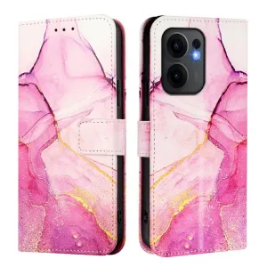 ART MARBLE Peňaženkový kryt pre Oppo Reno13 F 5G / Reno13 FS 5G PINK PURPLE