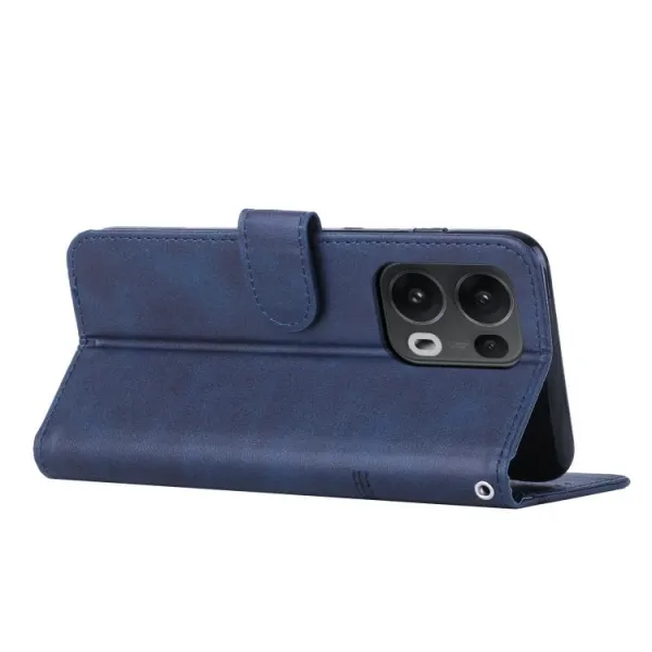 STITCHED Peňaženkový kryt pre Oppo Reno13 Pro 5G modrý