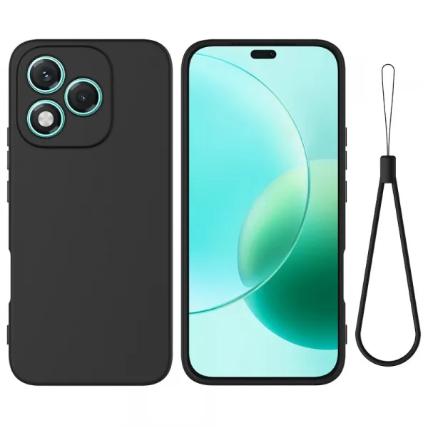 RUBBER Ochranný obal pre Honor 400 Lite 5G čierny