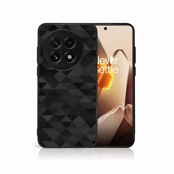 MY ART Ochranný kryt pre OnePlus 13 5G BLACK TRIANGLES (232)