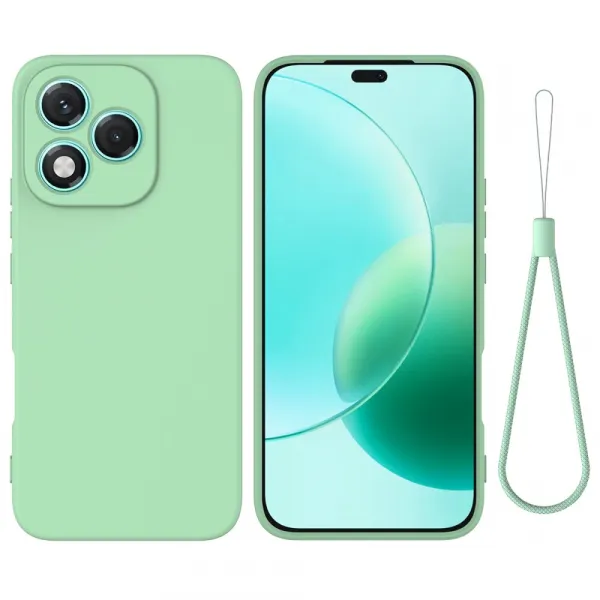 RUBBER Ochranný obal pre Honor 400 Lite 5G zelený