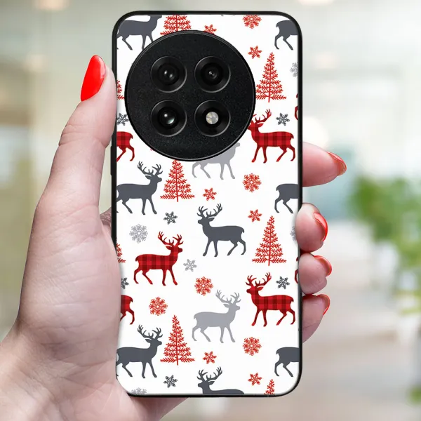 MY ART Kryt s vianočným dizajnom OnePlus 13 5G DEER (068)
