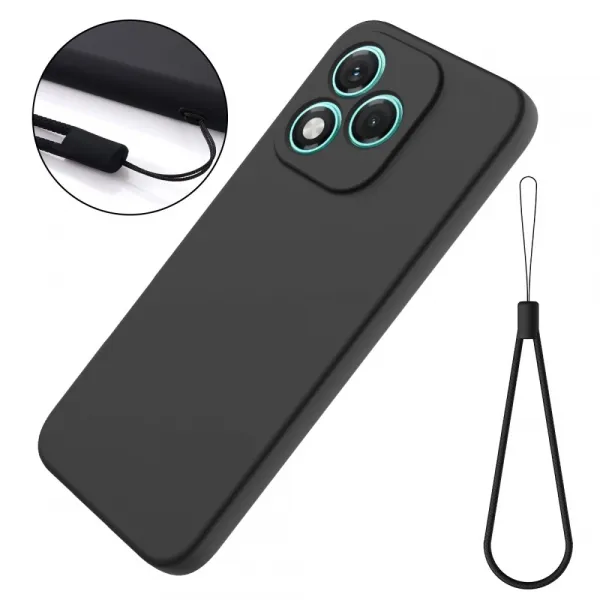 RUBBER Ochranný obal pre Honor 400 Lite 5G čierny