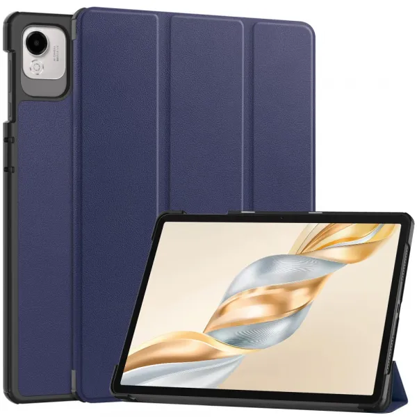 LEATHER Zaklápací kryt pre Honor Pad X9a modrý