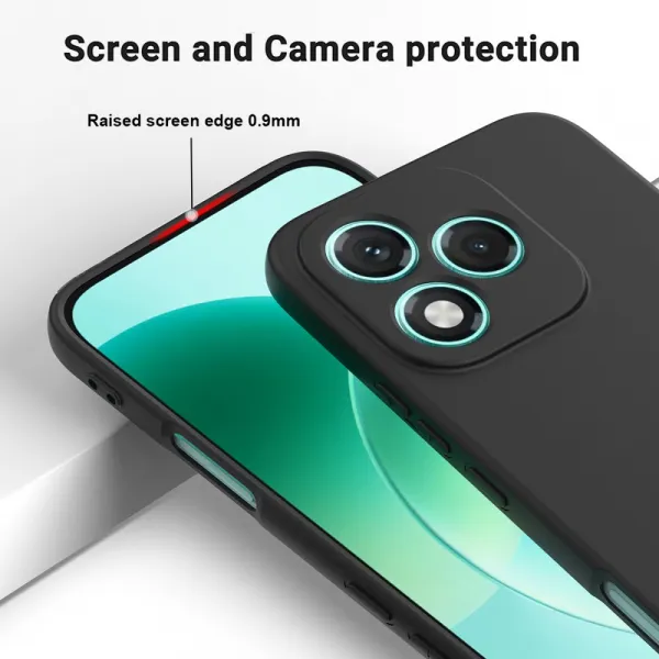 RUBBER Ochranný obal pre Honor 400 Lite 5G čierny