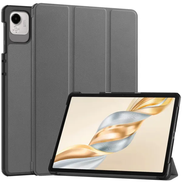 LEATHER Zaklápací kryt pre Honor Pad X9a šedý