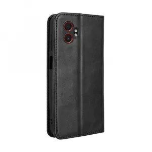 BUSINESS Peňaženkový kryt pre Samsung Galaxy Xcover 7 Pro čierny