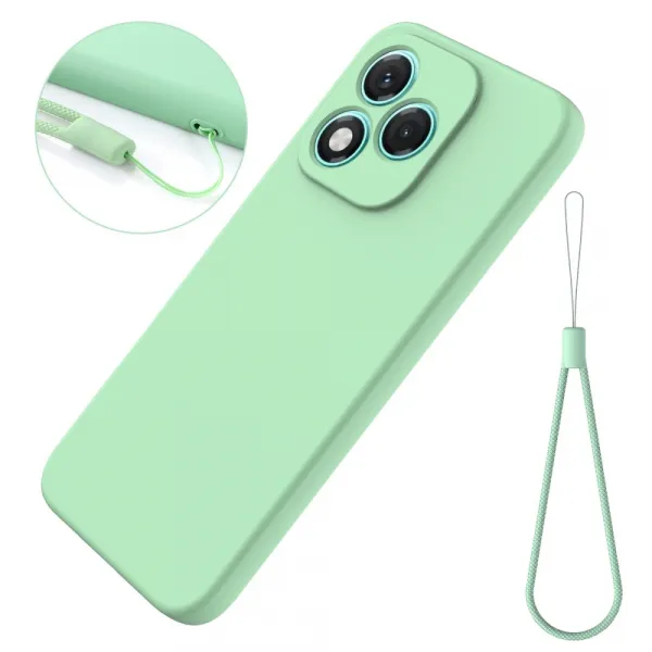 RUBBER Ochranný obal pre Honor 400 Lite 5G zelený