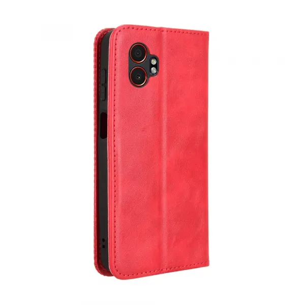 BUSINESS Peňaženkový kryt pre Samsung Galaxy Xcover 7 Pro červený