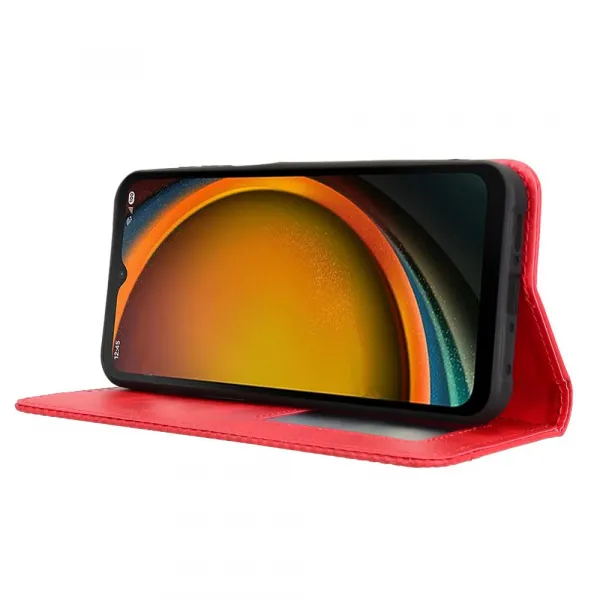BUSINESS Peňaženkový kryt pre Samsung Galaxy Xcover 7 Pro červený