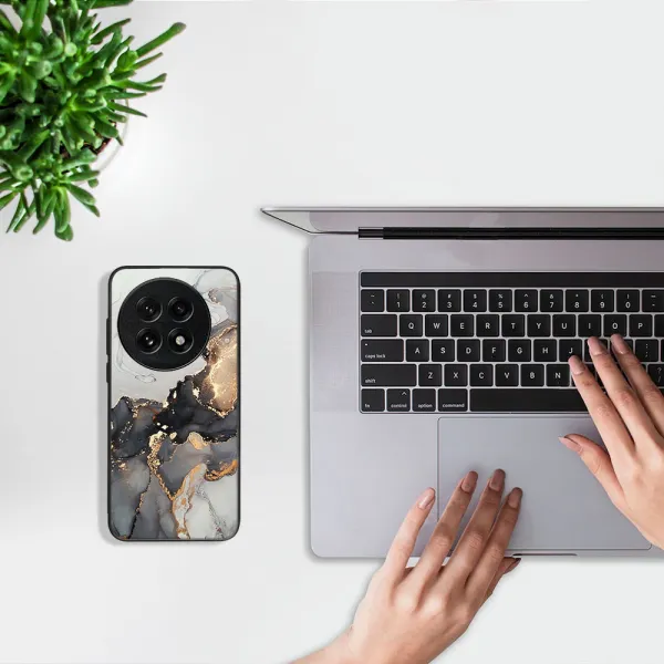 MY ART Ochranný kryt pre OnePlus 13 5G GREY MARBLE (140)
