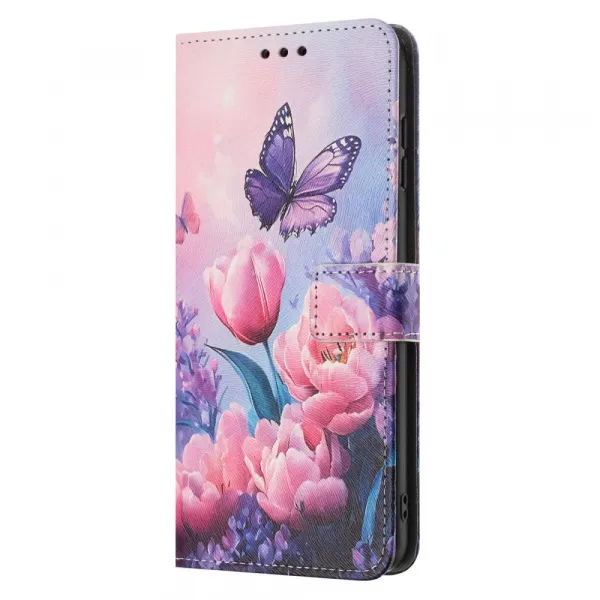 ART Peňaženkový kryt pre Xiaomi Redmi A5 PINK FLOWER