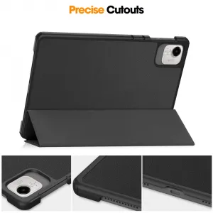 LEATHER Zaklápací kryt pre Honor Pad X9a čierny