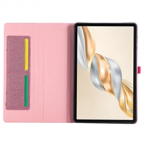 FABRIC Zaklápací kryt pre Honor Pad X9a ružový