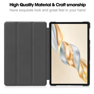 LEATHER Zaklápací kryt pre Honor Pad X9a modrý