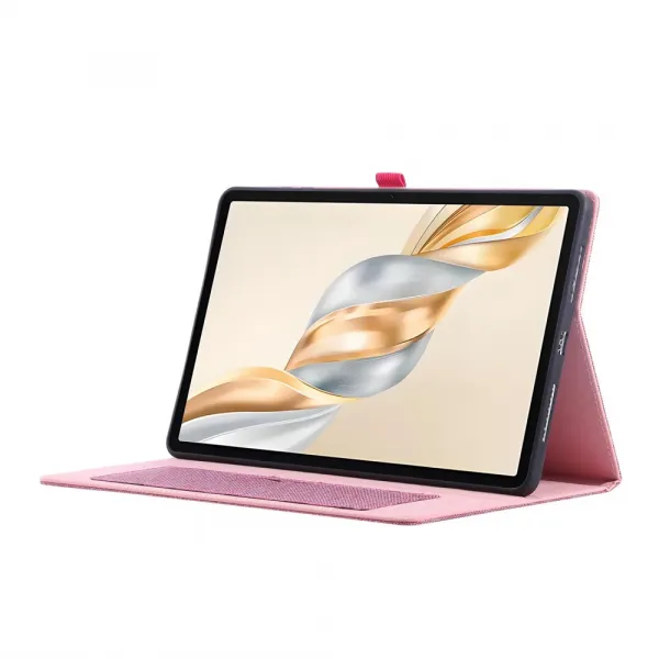 FABRIC Zaklápací kryt pre Honor Pad X9a ružový