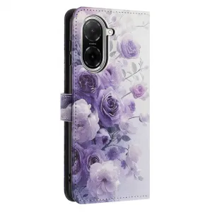 ART Peňaženkový kryt pre Xiaomi Redmi A5 PURPLE ROSE
