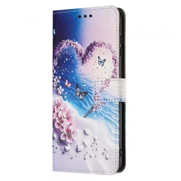ART Peňaženkový kryt pre Xiaomi Redmi A5 HEART BUTTERFLY