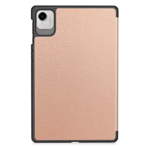 LEATHER Zaklápací kryt pre Honor Pad X9a ružovozlatý