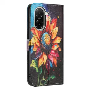 ART Peňaženkový kryt pre Xiaomi Redmi A5 SUNFLOWER