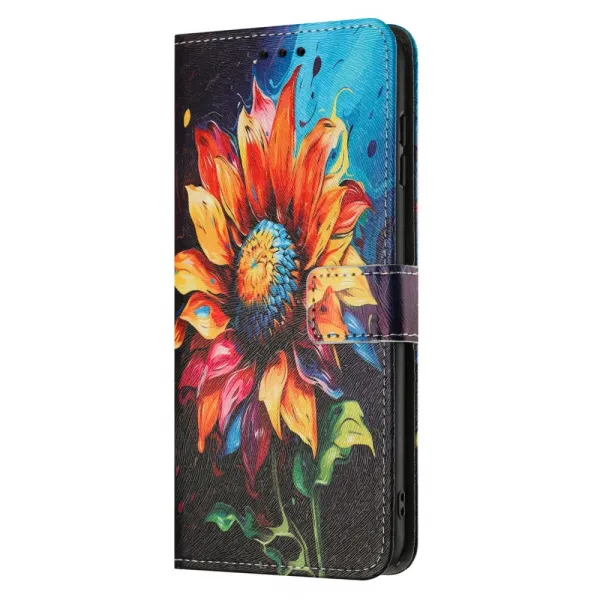 ART Peňaženkový kryt pre Xiaomi Redmi A5 SUNFLOWER