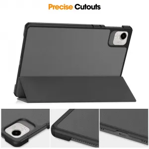 LEATHER Zaklápací kryt pre Honor Pad X9a šedý