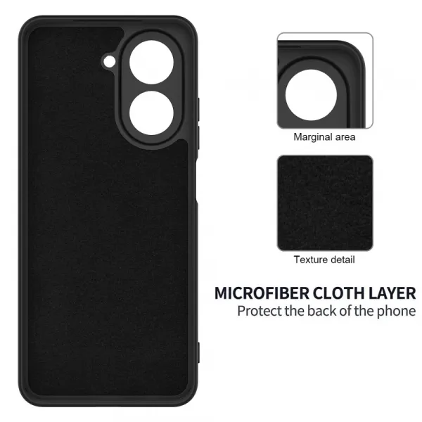 RUBBER Ochranný kryt pre Xiaomi Redmi A5 čierny