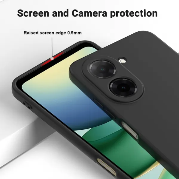 RUBBER Ochranný kryt pre Xiaomi Redmi A5 čierny
