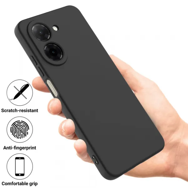 RUBBER Ochranný kryt pre Xiaomi Redmi A5 čierny