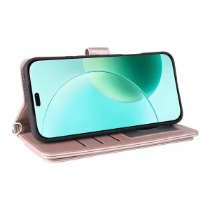 PRESTIGE Peňaženkové puzdro pre Honor 400 Lite 5G svetloružové