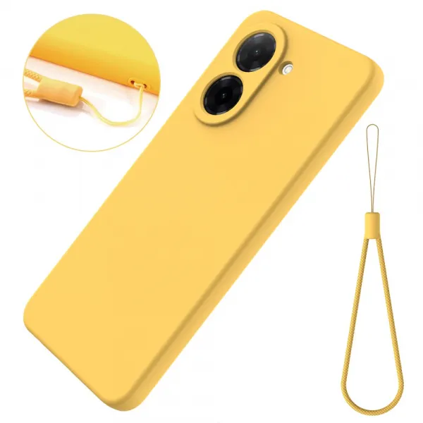 RUBBER Ochranný kryt pre Xiaomi Redmi A5 žltý