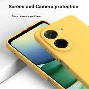 RUBBER Ochranný kryt pre Xiaomi Redmi A5 žltý