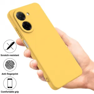 RUBBER Ochranný kryt pre Xiaomi Redmi A5 žltý