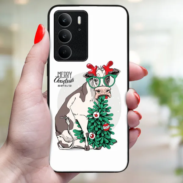 MY ART Kryt s vianočným dizajnom Realme C75 / Realme 14x 5G MERRY CHRISTMAS (074)