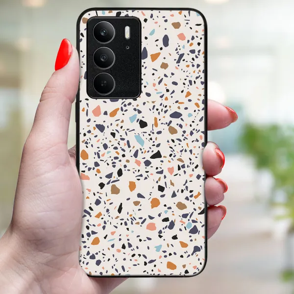 MY ART Ochranný kryt pre Realme C75 / Realme 14x 5G BEIGE TERRAZZO (162)