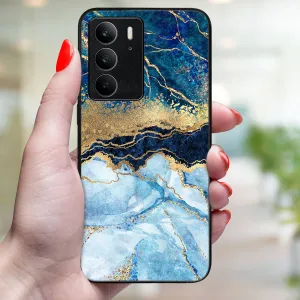 MY ART Ochranný kryt pre Realme C75 / Realme 14x 5G BLUE MARBLE (141)