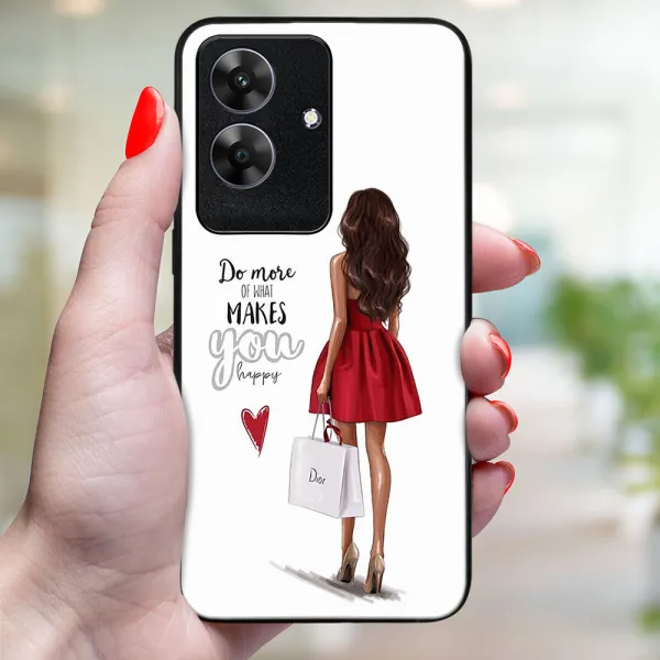 MY ART Ochranný kryt pre Realme Note 60 RED DRESS (137)