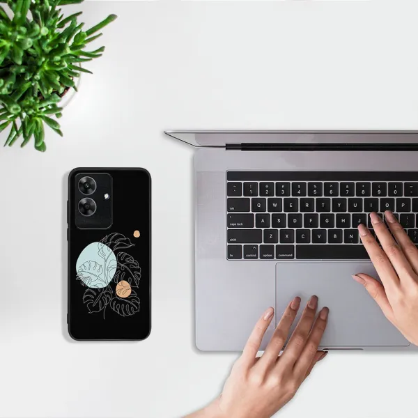 MY ART Ochranný kryt pre Realme Note 60 MONSTERA (194)