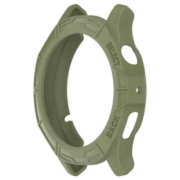 TPU HALF COVER Obal pre Amazfit Cheetah Round / Cheetah Pro zelený