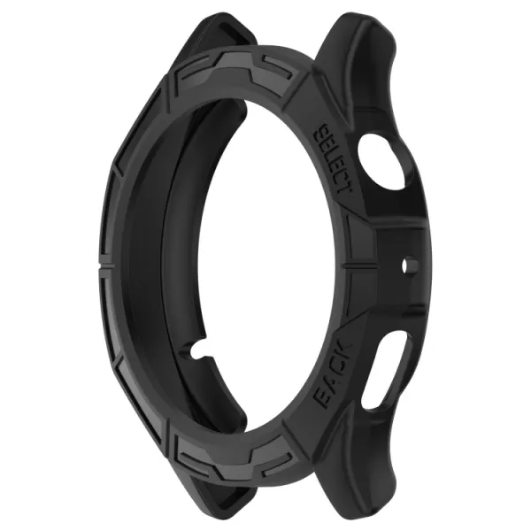 TPU HALF COVER Obal pre Amazfit Cheetah Round / Cheetah Pro čierny